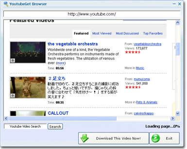 YoutubeGet Screenshot